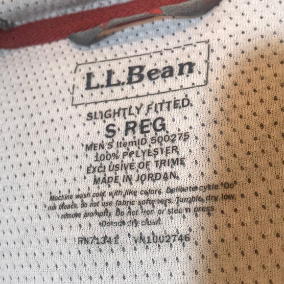 LL Bean Gray Slightly Fitted Fleece Hooded Jacket - Picture 7 of 8